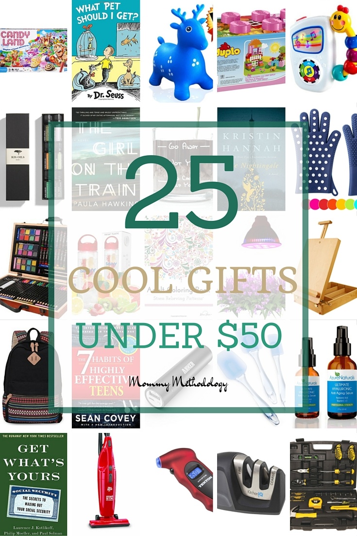 31 Days of Methods In Madness Day 8 Method: Gifts | 25 Cool Gifts Under $50 #write31days